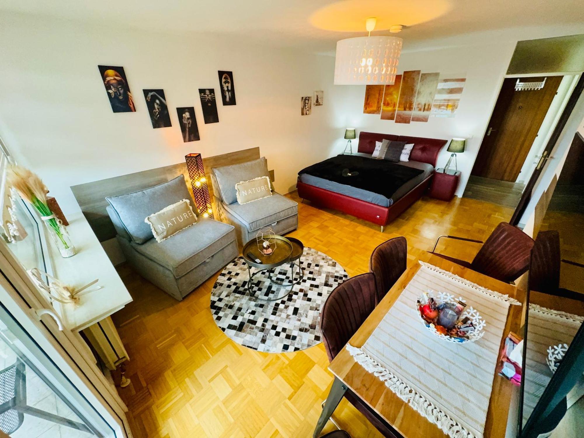 Sunset View Apartment With Logia 埃特林根 外观 照片
