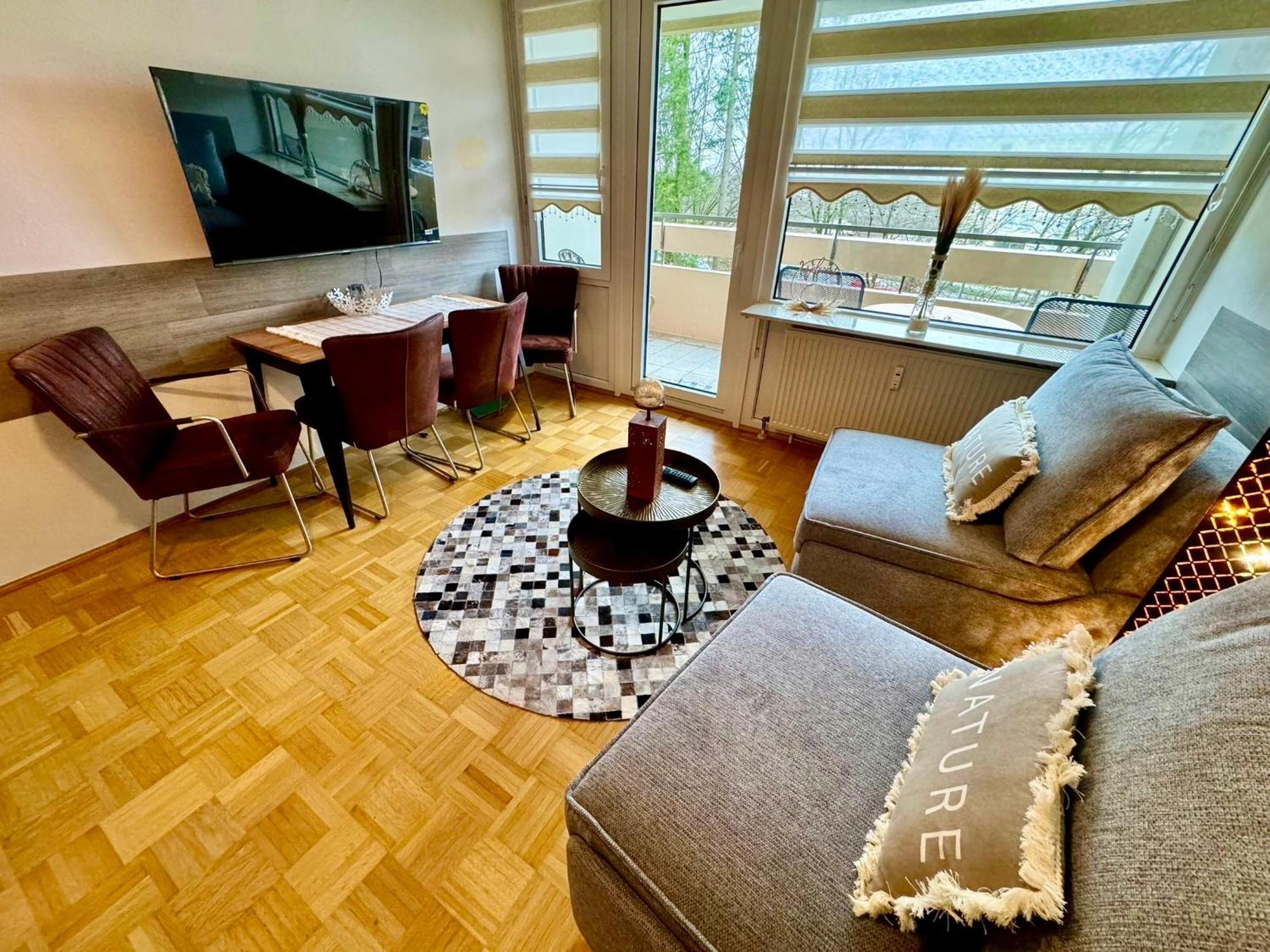 Sunset View Apartment With Logia 埃特林根 外观 照片